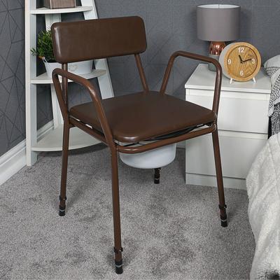 Free Standing Height Adjustable Commode Chair