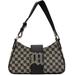 Black & Taupe Jacquard Monogram Medium Bag