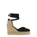 Chiara Almond Toe Wedge Espadrilles