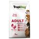 2x8kg Tropidog Premium Adult Small, nourriture sèche pour chiens