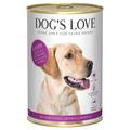 6x 400g de nourriture pour chien Dog's Love Adult à l'agneau humide