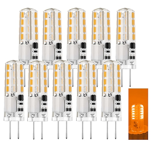 10 Stück 2 W LED Doppel-Pin Leuchten 200 lm G4 T 32 LED-Perlen SMD 3014 Warmweiß Kühles Weiß Natürliches Weiß 220-240 V 110-130 V Image