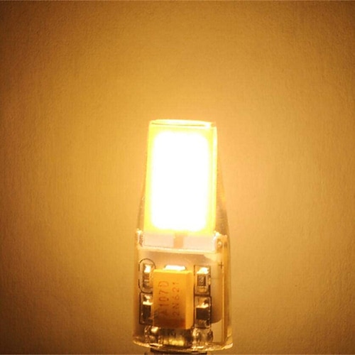 Cob G4-Birne LED 2 W 3 W 5 W AC DC 12 V LED-Lampe Kristall-LED-Licht Lampadine Lampara Ampulle LED-Birne G4 LED 6/10 Stück Augenschutz kein Blitz Image