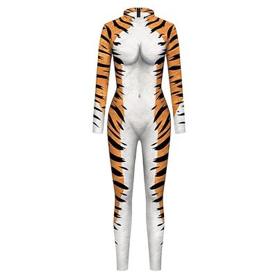 Zentai-Anzüge Cosplay Kostüm Catsuit Tier Karnevalskostüm Ganzkörperanzug Herren Damen Cosplay Sexy Kostüm Tiermotiv Kostüm für Karneval Maskerade Erwachsene Image