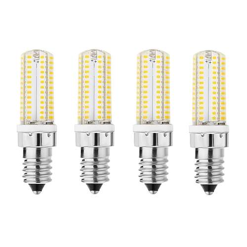 10 Stück 4 Stück 5 W E14 G4 G9 Bi-Pin-LED-Landschafts-Glühbirne 104 LEDs SMD 3014 500 lm 50 W Halogen-Äquivalent für Heimbeleuchtung AC110V AC220V Image