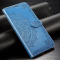 telefono Custodia Per Huawei P40 P40 Pro P40 lite Porta carte di credito Con supporto Con chiusura magnetica A portafoglio Fiore decorativo TPU pelle sintetica