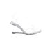 Good American Heels: Silver Shoes - Women's Size 11 - Pointed Toe
