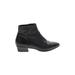 AQUATALIA Ankle Boots: Black Solid Shoes - Women's Size 6 1/2 - Almond Toe