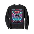 Cool Mosquito 80er Retrowave 90er Vaporwave Moskito Sweatshirt