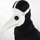 Funny Medieval Steampunk Plague Doctor Bird Mask Latex Punk Cosplay Masks Beak Adult Festival Event Cosplay Props White Black for Halloween