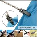 New Crocodile Tent Clips, Heavy Duty Tent Snaps, Portable Tent Snaps for Outdoor Travel, Perfect for Outdoor Camping Adventures