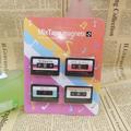 Refrigerator Magnets, 4Pcs/Set Cassette Disk Disc Small Fridge Magnets Magnetic Sticker for Fridge, Office Whiteboard