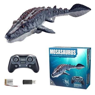 New Remote Control Mosasaur 2.4g Wireless Remote Control Simulation Model Toy Water Spray Boy Children Swimming Pool Water Toy