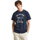 Pepe Jeans Herren Cedric T-Shirt, Blau (Dulwich Blue), XL