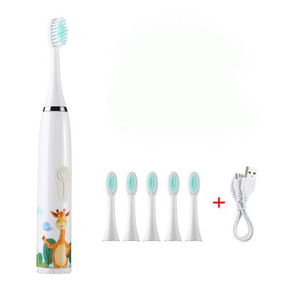 Children Sonic Electric Toothbrush Cartoon Kids With Replace The Toothbrush Head Ultrasonic Electric Toothbrush Sonic Brush Head