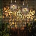 Lampe solaire suspension lumière décoration de jardin led jardin rond extérieur table lumineuse