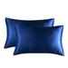 Nordic Style Home Decor Pillow Cover Satin Pillowcases Standard Set Of 2 Pillow Cases For Hair And Skin 20X26 Inches Satin Pillow Covers 2 Packthrow Pillows Pillowcase Decorative Gift