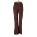 Abercrombie & Fitch Casual Pants - Mid/Reg Rise Boot Cut Trouser: Brown Bottoms - Women's Size Small