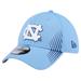 Men's New Era Carolina Blue North Tar Heels Active Slash Sides 39THIRTY Flex Hat