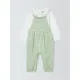 John Lewis Heirloom Collection Baby Blouse & Embroidered Gingham Dungarees