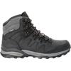 Trekkingschuh JACK WOLFSKIN "REFUGIO PRIME TEXAPORE MID M", Gr. UK 6,5 - EU 40, Normalschaft, grau (phantom), Oberstoff: LEDER; ;Obermaterial 2: Synthetik; Futter: Texapore Ecosphere Pro;Sole: / EVA; 100% / EVA, Schuhe