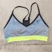 Nike Intimates & Sleepwear | Nike Gray And Neon Yellow Racerback Sports Bra. Size Xs | Color: Gray/Yellow | Size: Xs