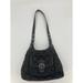 Coach Bags | Coach F24742 Black Canvas Logo Print Shoulder Bag, Buckle | Color: Brown | Size: Os