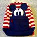 Disney Bags | Disney Americana Mickey Backpack | Color: Blue/Red | Size: Os