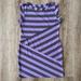 Nine West Dresses | Nine West Women’s Cap Sleeve Dress 10 | Color: Gray/Purple | Size: 10