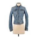 &Denim by H&M Denim Jacket: Short Blue Jackets & Outerwear - Women's Size 8