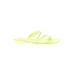 Steve Madden Sandals: Green Solid Shoes - Women's Size 8 - Open Toe