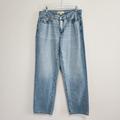 Madewell Jeans | Madewell X Donni Jeans Womens Size 26 Blue Wide Leg Organic Cotton Denim Baggy | Color: Blue | Size: 26