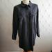 Levi's Dresses | Levis Denim Dress / Black / Button Down / Size X-Large | Color: Black | Size: Xl