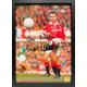 Black Framed (12' inch x 9' inch) Brian McClair Hand Signed Manchester United Photo - 100% Hand Signed, Complete With COA.