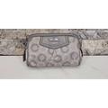 Coach Bags | Coach Madison Silver Op Art Cosmetic Makeup Bag Canvas Logo Style# 44386 | Color: Silver | Size: Os