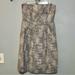 J. Crew Dresses | J. Crew 2 Gray Strapless Dress With Pockets | Color: Cream/Gray | Size: 2