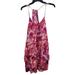 Free People Dresses | Anthropologie | Free People Magenta Fuchsia Breezy Palm Tunic Dress Size Xs | Color: Pink/White | Size: Xs