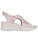 Skechers Women's Slip-ins Martha Stewart: Pier-Lite Sandals | Size 7.0 | Blush Pink | Textile/Metal | Vegan