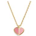 Kate Spade Jewelry | Kate Spade Heritage Spade Mini Heart Pendant Necklace | Color: Pink | Size: Os