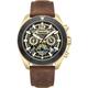 Timberland Herren Analog Quarz Uhr mit Leder Armband TDWGF0041702