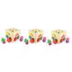 BESTonZON 3pcs Geometric Sorter Wooden Construction Toy Wood Shape Sorter Kids Sorting Cube Wood Toy Educational Shape Sorter Shape Sorter Toy Bamboo Puzzle Child Intelligence Box