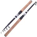 Telescopic Ultralight Fishing Pole Feeder Series Portable 1.8-2.7cm Mini Telescopic / 6 Section 3.0 3.3 3.6m Carp Feeder 60-180g Travel Fishing Rod Fishing Rod (Size : White_3.0 m)