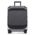 Piquadro PQ Light Premium Front Office Cabin Trolley S Graphite-Black, Graphite black, 55 cm