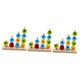 BESTonZON 3pcs Blocks Toys Geometric Pillar Board Color Match Toy Logical Thinking Training Toy Early Education Toy Kids Accessories Wood Teaching Toy Wood Logic Toy Child Wooden Puzzle