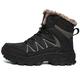 SKINII Men's Boots， Outdoor Waterproof Hiking Boots Men Trekking Shoes Walking Climbing Hiking Shoes Mountain Sport Boots Hunting Men Sneakers (Color : Black, Size : 11)