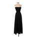 Elizabeth and James Casual Dress - A-Line: Black Solid Dresses - Women's Size Small