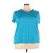 Made for Life Active T-Shirt: Teal Activewear - Women's Size 3X