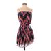 Diane von Furstenberg Casual Dress - Popover: Pink Paisley Dresses - Women's Size 0