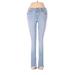 True Religion Jeans - Mid/Reg Rise: Blue Bottoms - Women's Size 27 - Light Wash