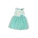 Zunie Special Occasion Dress - Fit & Flare: Teal Print Skirts & Dresses - Kids Girl's Size 7